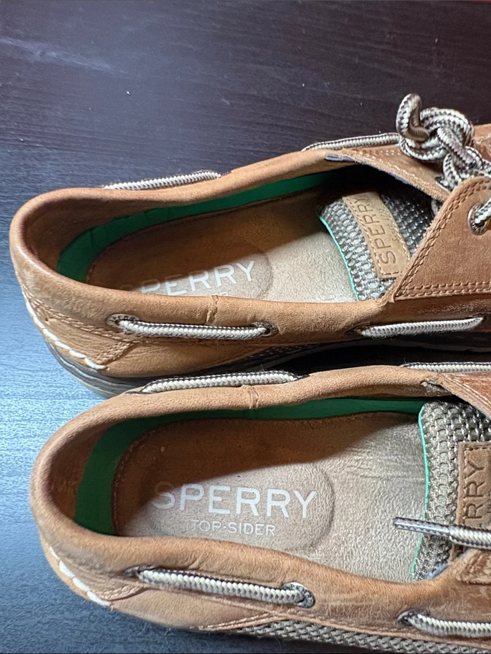Sperry Men's Tan Leather Boat Shoes